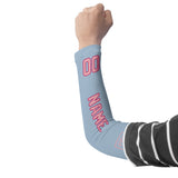 Custom Light Blue Light Pink Arm Sleeve