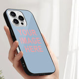 Custom Light Blue Light Pink Phone Case