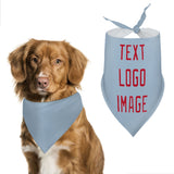 Custom Light Blue Red Pet Scarf