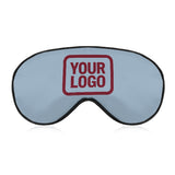 Custom Light Blue Crimson Red Sleep Mask