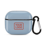 Custom Light Blue Copper Rose AirPods Case (3rd Generation)