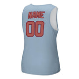 Custom Light Blue Copper Rose Men's Tank Top
