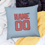 Custom Light Blue Copper Rose Pillowcase