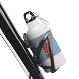 Custom Light Blue Copper Rose Sports Bottle