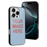 Custom Light Blue Copper Rose Phone Case