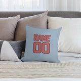 Custom Light Blue Copper Rose Pillowcase