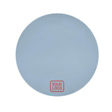 Custom Light Blue Copper Rose Round Table Cloth