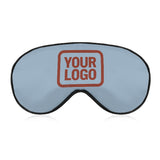 Custom Light Blue Coral Red Sleep Mask
