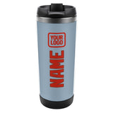 Custom Light Blue Orange Red Stainless Steel Water Cup