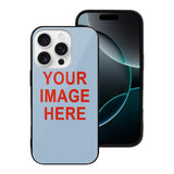 Custom Light Blue Orange Red Phone Case