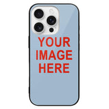 Custom Light Blue Orange Red Phone Case