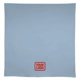 Custom Light Blue Coral Red Square Table Cloth