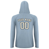 Custom Light Blue Cream UV-Hoodie