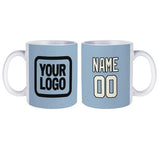 Custom Light Blue Cream Mug