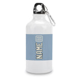 Custom Light Blue Cream Sports Bottle