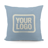 Custom Light Blue Cream Pillowcase