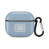 Custom Light Blue Cream AirPods Case (3rd Generation)