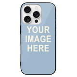 Custom Light Blue Cream Phone Case