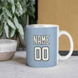 Custom Light Blue Cream Mug
