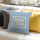 Custom Light Blue Cream Pillowcase