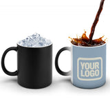 Custom Light Blue Cream Magic Mug