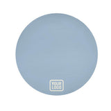 Custom Light Blue Cream Round Table Cloth