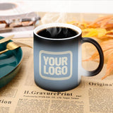 Custom Light Blue Cream Magic Mug