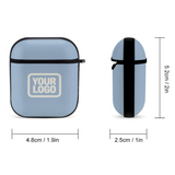 Custom Light Blue Cream AirPods Case
