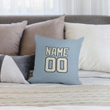 Custom Light Blue Cream Pillowcase