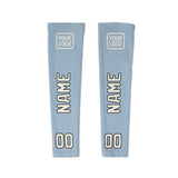 Custom Light Blue Cream Arm Sleeve