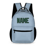 Custom Light Blue Green Kids Backpack