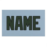 Custom Light Blue Dark Green Beach Towel