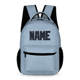 Custom Light Blue Navy Kids Backpack