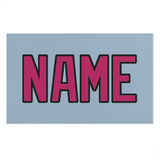 Custom Light Blue Pink Beach Towel