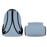 Custom Light Blue Yellow Kids Backpack