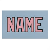 Custom Light Blue Light Pink Beach Towel