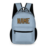 Custom Light Blue Khaki Kids Backpack