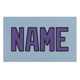 Custom Light Blue Light Purple Beach Towel