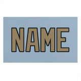 Custom Light Blue Light Khaki Beach Towel