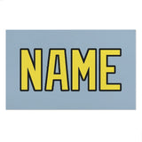 Custom Light Blue Light Yellow Beach Towel