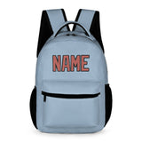 Custom Light Blue Copper Rose Kids Backpack