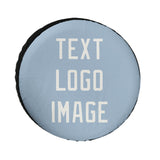 Custom Light Blue White Truck Tires
