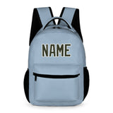 Custom Light Blue Olive Kids Backpack