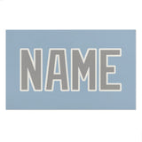 Custom Light Blue Gray Beach Towel