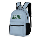 Custom Light Blue Green Kids Backpack