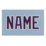 Custom Light Blue Purple Beach Towel