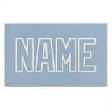 Custom Light Blue Light Blue Beach Towel