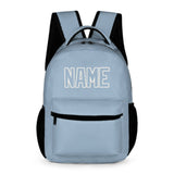Custom Light Blue Light Blue Kids Backpack