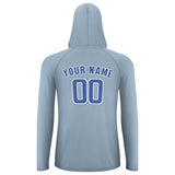 Custom Light Blue Sky Blue UV-Hoodie