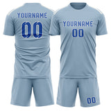 Custom Light Blue Sky Blue Soccer Jersey
